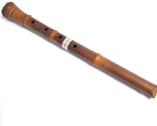 ➁超希少 小林 一城 尺八 銘二印 銀歌口 楽器 ➁超希少 小林 一城 尺八