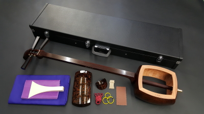 特上）津軽三味線 紅木 子持ち綾杉胴 販売 WKT-5202 【和楽器市場】