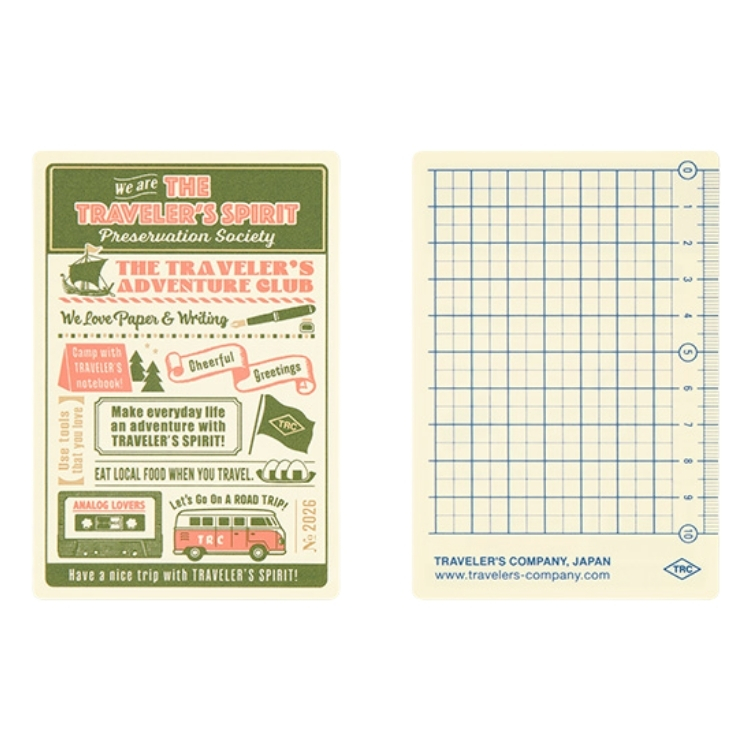 2026年 限定品 トラベラーズノート TRAVELER'S Notebook 下敷