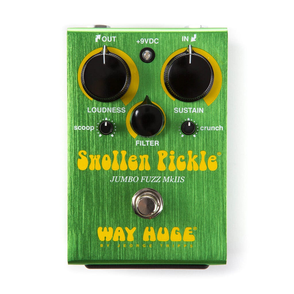Way Huge Swollen Pickle MKII Jumbo Fuzz Pedal - High Gain Fuzz