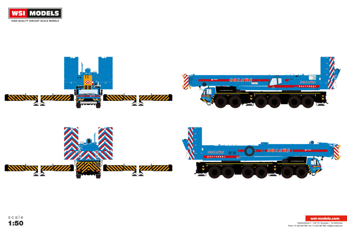Hokawn; TADANO ATF 400G-6 + JIB | WSI Models