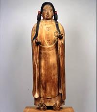 定福寺木造像聖徳太子立像（彫刻）｜大豊町 行政・暮らし