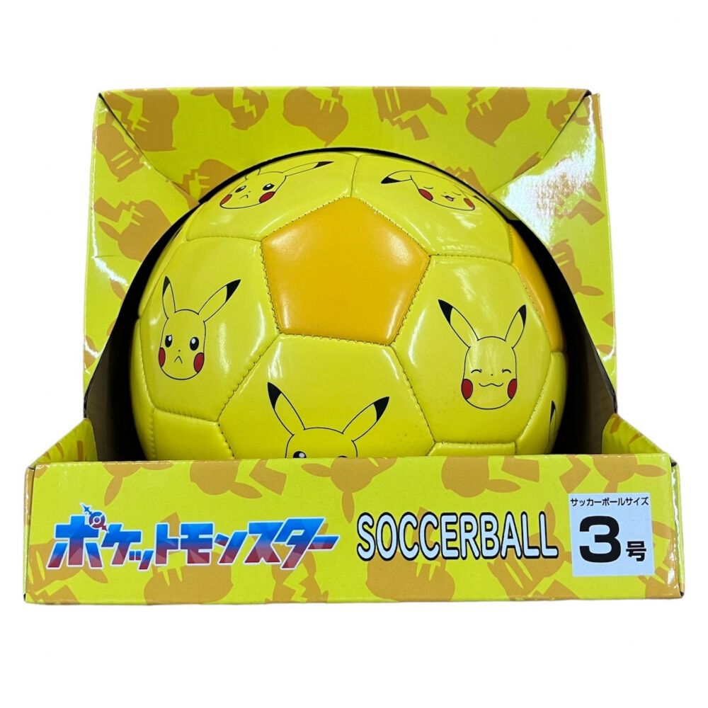 ポケモン ポケットモンスター サッカーボール 3号球 （ピカチュウ総柄
