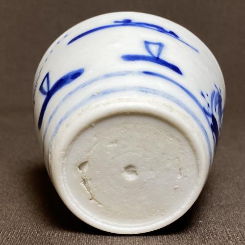 山水図染付蕎麦猪口 /204│埼玉県熊谷市のの骨董品専門店「雑貨とちや