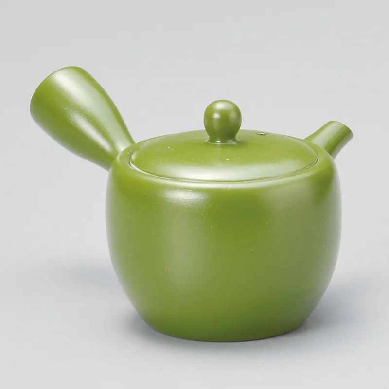 緑無地急須(急須)|食器通販の陶磁庵