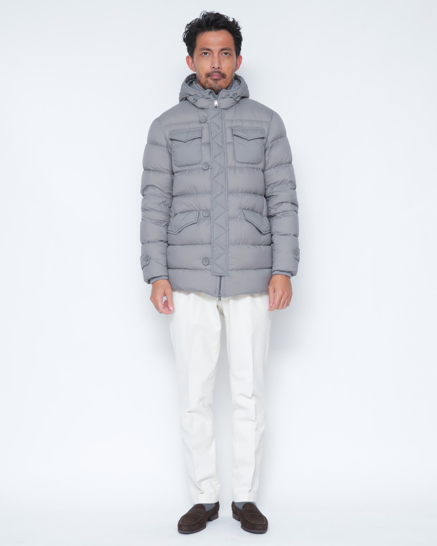 ミリタリーフードダウンジャケット【Herno Legend】｜Herno（ヘルノ