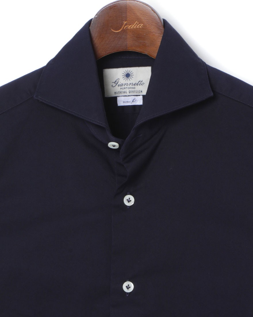 カッタウェイ コットンストレッチ シャツ【VINCI FIT/ヴィンチフィット