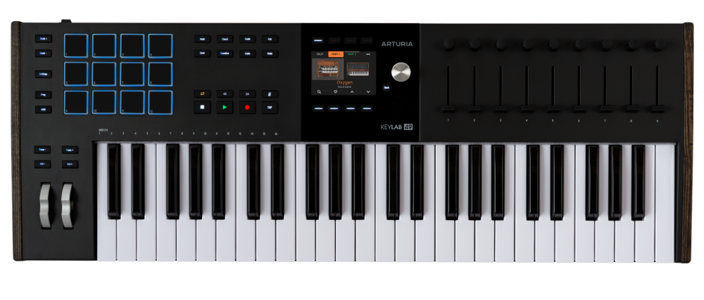 KEYLAB 49 MK3 BLACK | 49-KEY UNIVERSAL MIDI CONTROLLER | Tom Lee Music