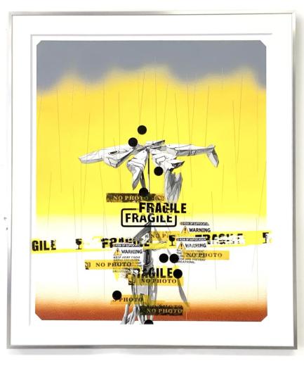 白いクサビ 日射しの中で|中西夏之Natsuyuki Nakanishi