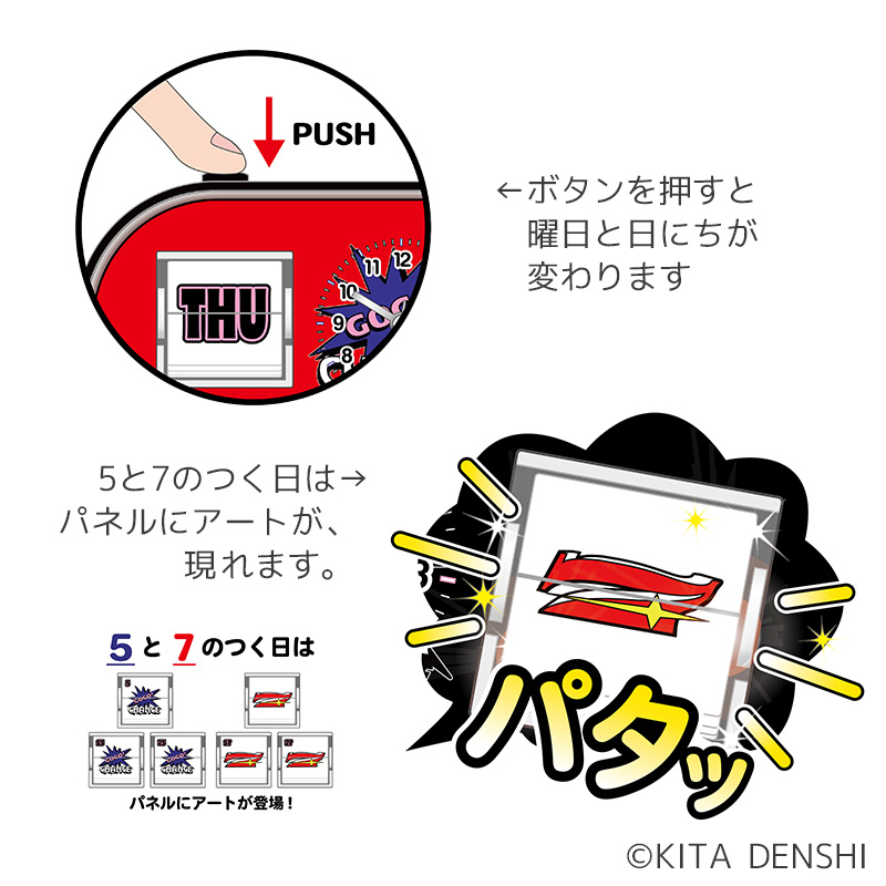 ジャグラーパタパタクロック | ぱちキャラ オンライン by大宏