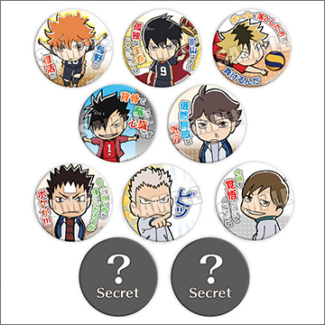 ハイキュー!! トレーディング名場面缶バッジ｜商品情報｜タカラトミー