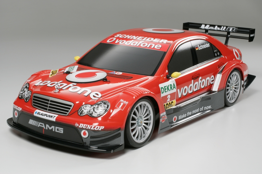 Rc Amg Mercedes Dtm 2006 Tt01 Vodafone Finished Body / Tamiya USA