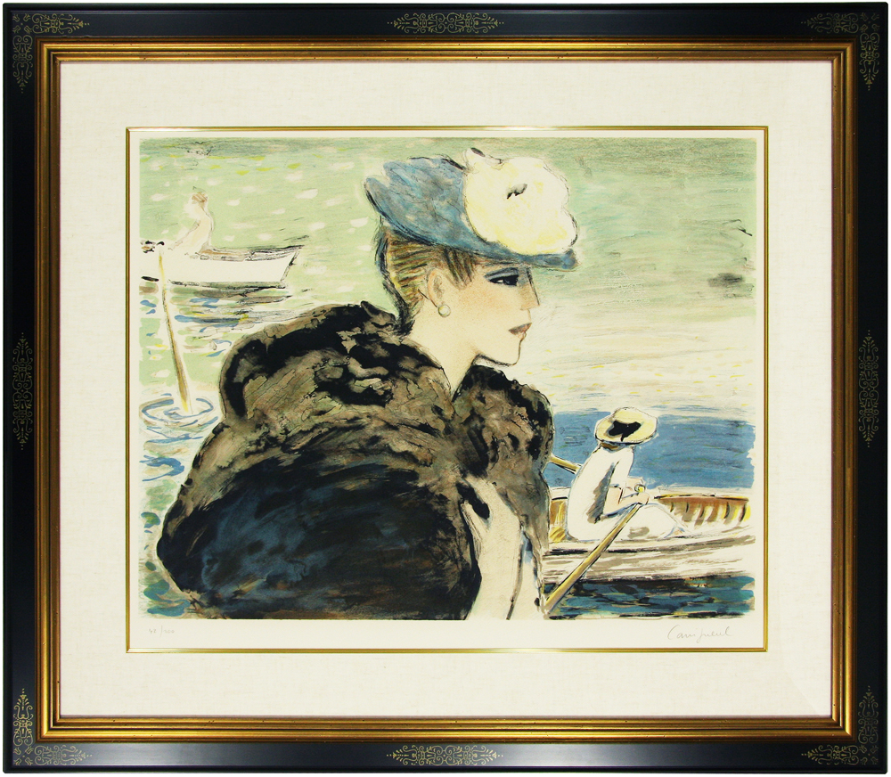 トレンツ・リャド トルセロ 風景画 ベネチア 印象派 額装 版画 絵画 真