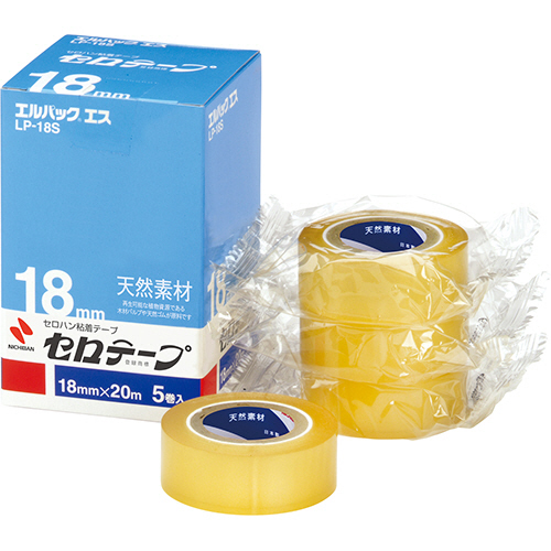 たのめーる】ニチバン セロテープ エルパック エス 小巻 18mm×20m LP
