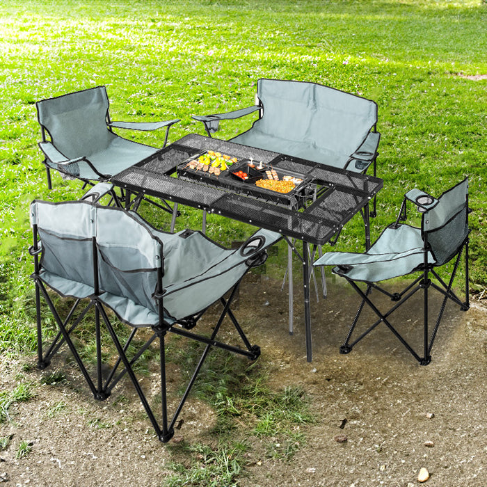 BBQ アウトドアテーブル（チェアーセット）