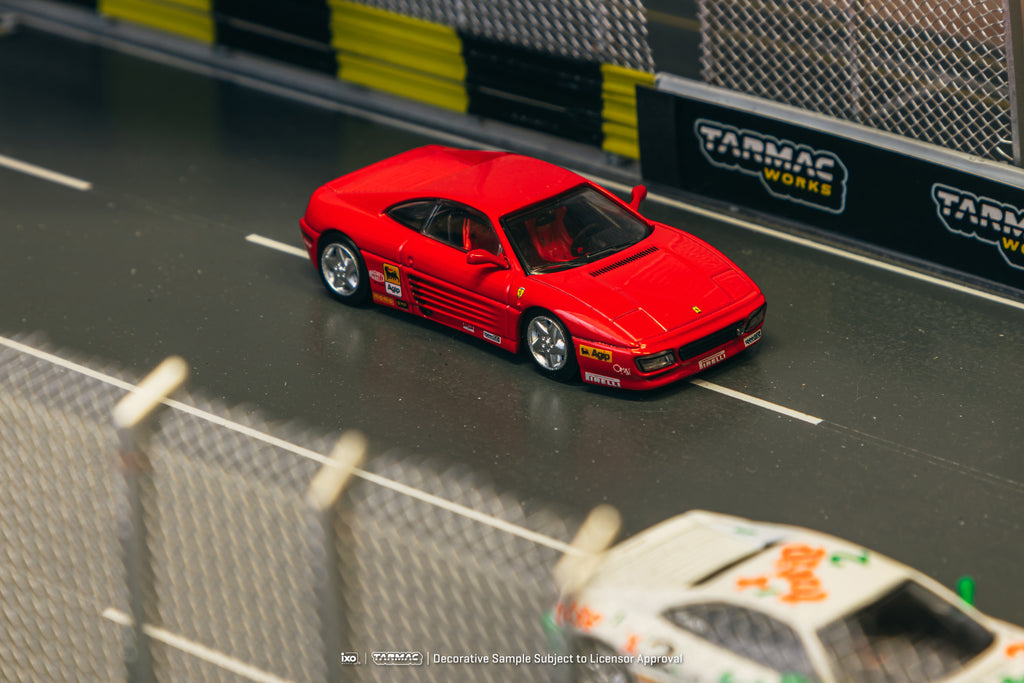 Tarmac Works X iXO Models 1/64 Ferrari 348 Challenge Presentation - HO