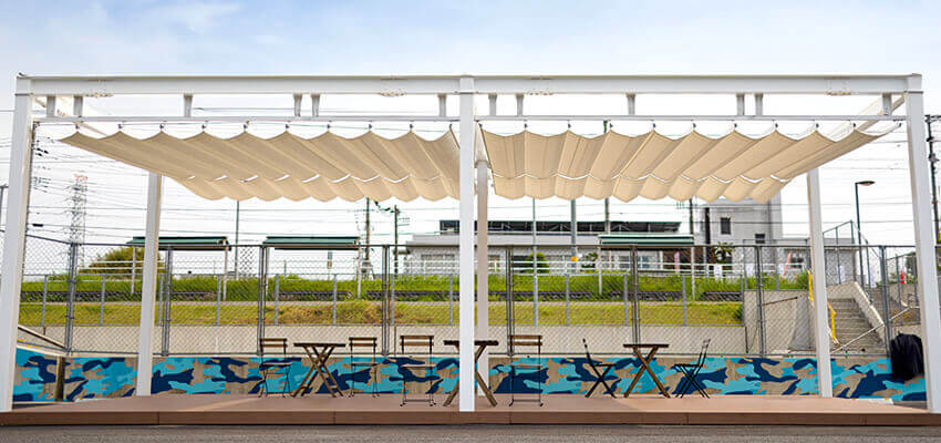 機能×デザイン。新しいパーゴラオーニング「ソラカゼ」