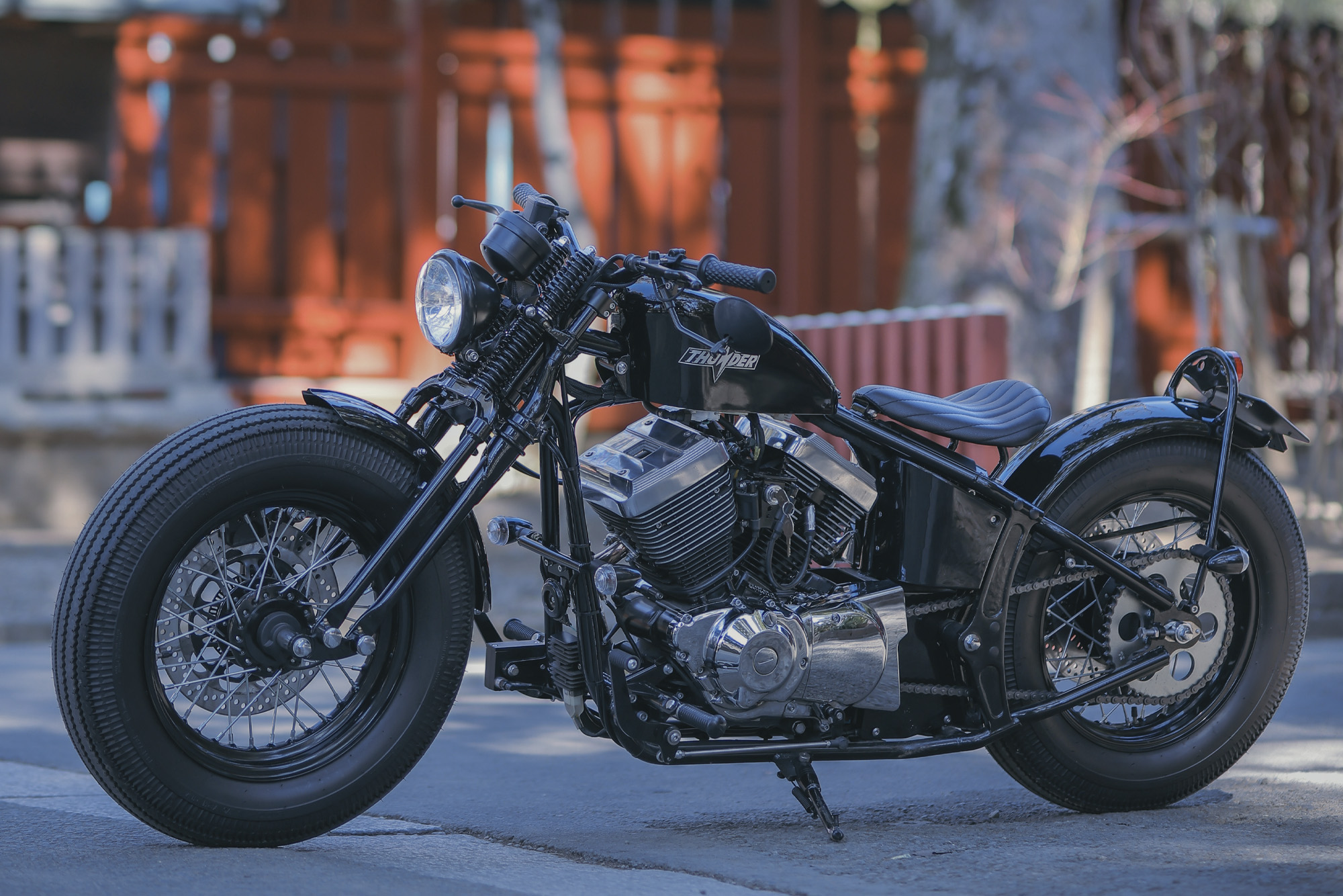Softail Thunder250 detail - THUNDER MOTORCYCLES