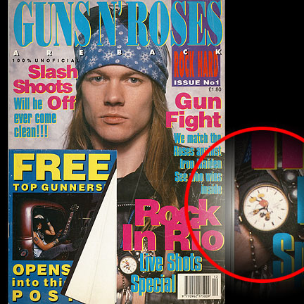 AXL ROSE - stage worn watch | The Golden Closet