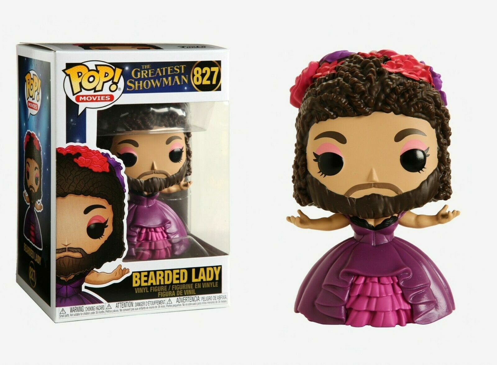 Funko Pop! Movies #827 The Greatest Showman The Bearded Lady – The
