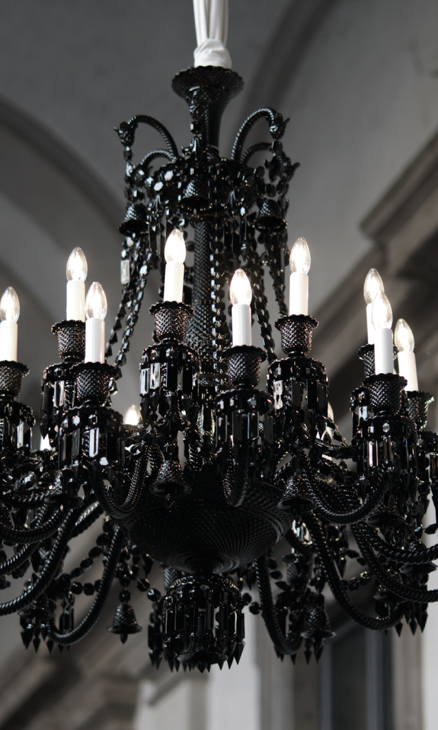Zénith Noir” Chandelier black – 24 Lights – Thelightcouture