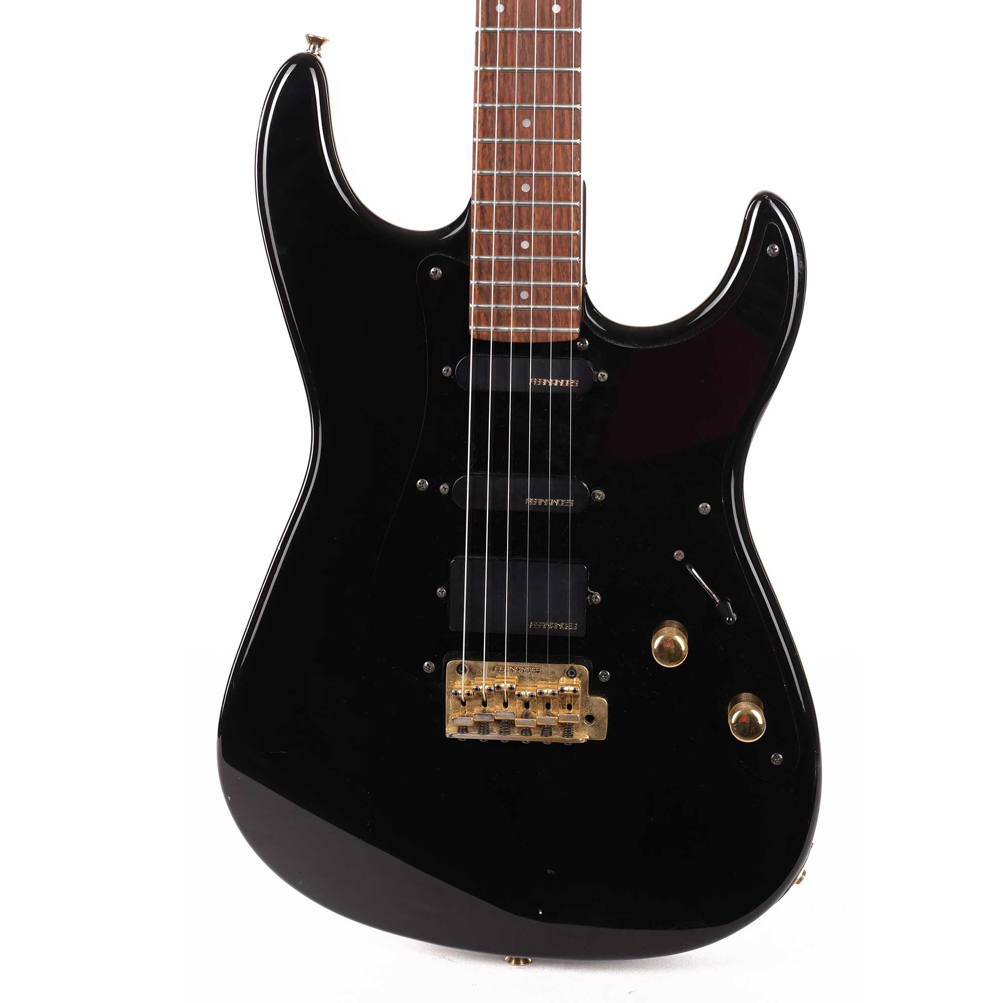 Fernandes The Function Made in Japan Guitar Black | The Music Zoo