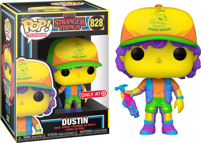 Funko POP! Television: Stranger Things - Dustin [Black Light