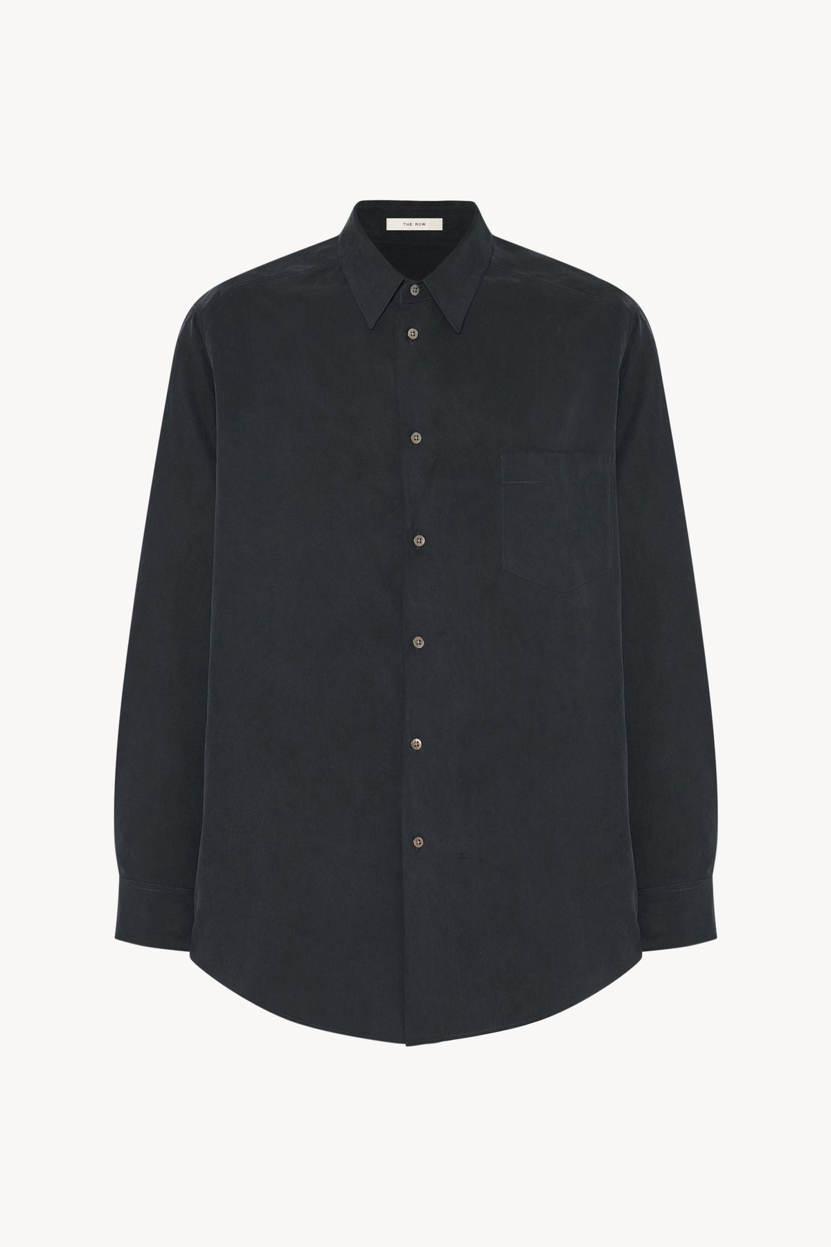 Briar シルクシャツ Black – The Row