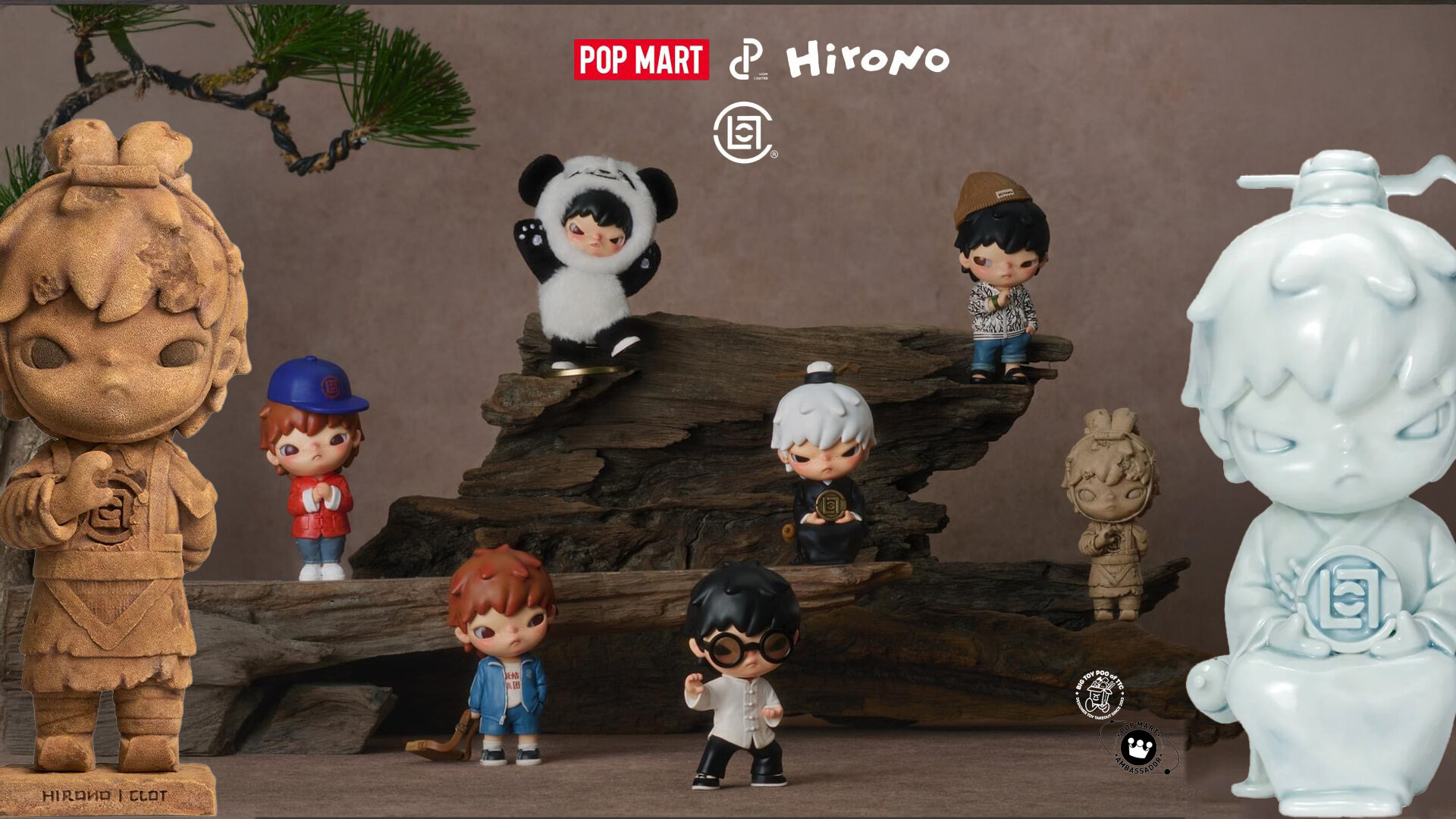 CLOT x HIRONO x POP MART - The Toy Chronicle