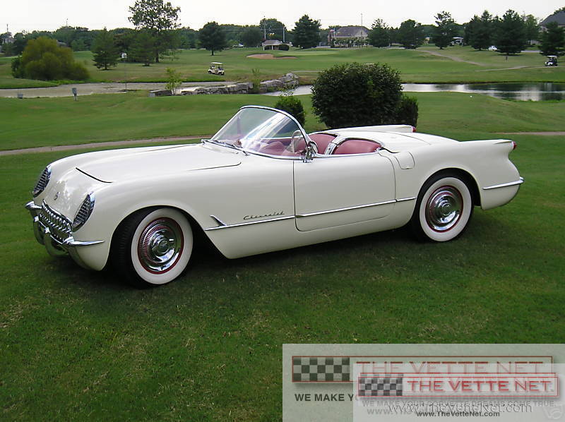TheVetteNet.com - 1953 Corvette Convertible Original Pearl White