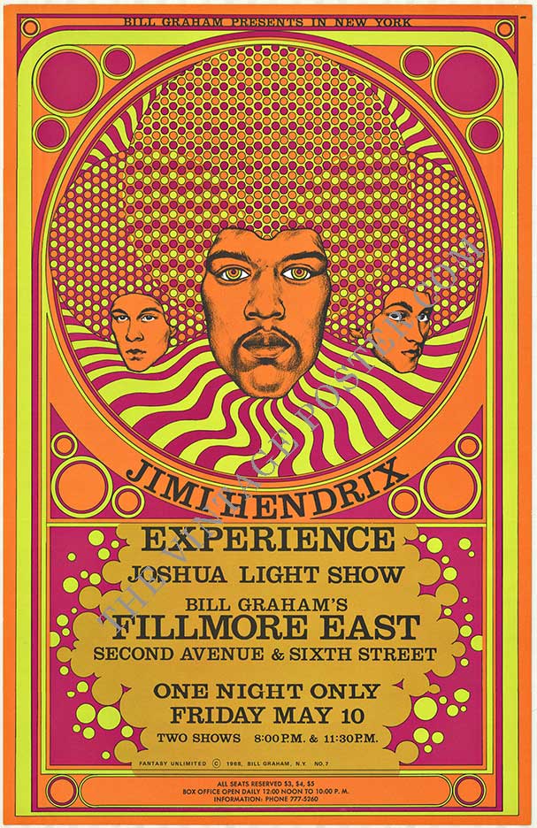 JIMI HENDRIX EXPERIENCE | David Edward Byrd | The Vintage Poster