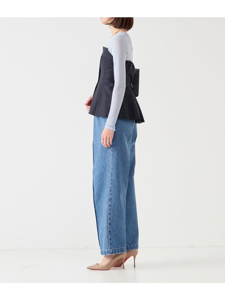 KURO/センタープレスタックデニム(A0852FP212)｜THIRD MAGAZINE