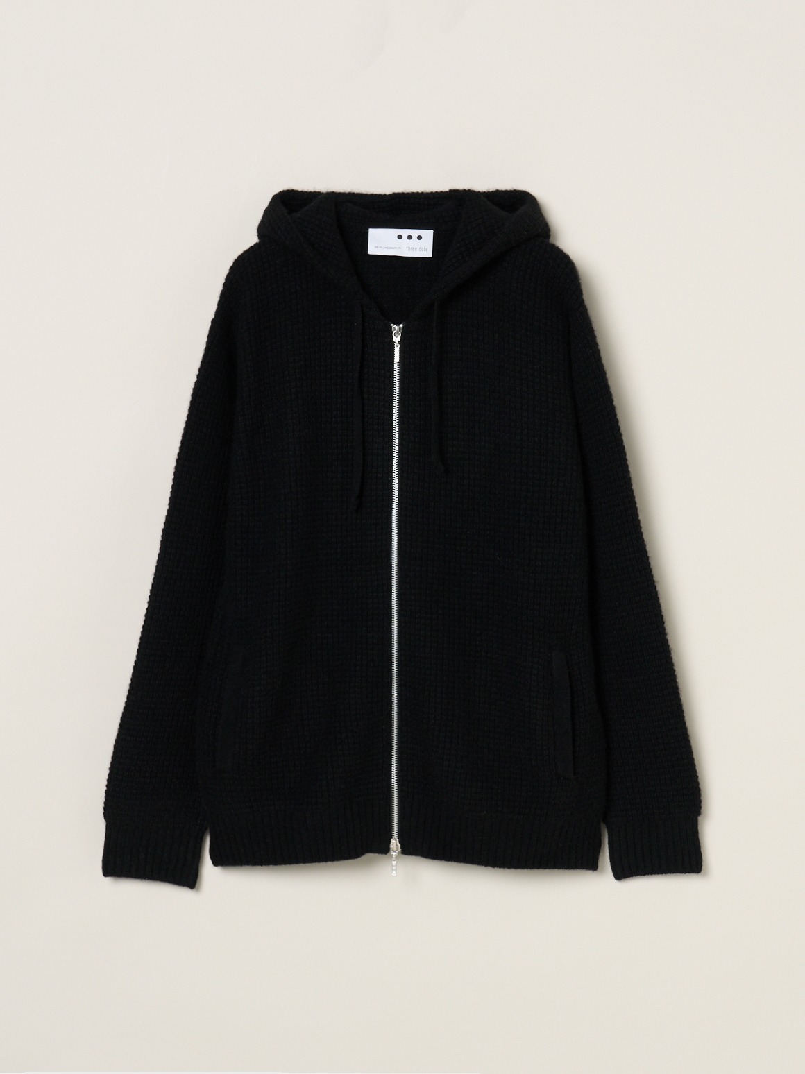 Men's cashmere zip up parka｜スリードッツ オフィシャルオンライン