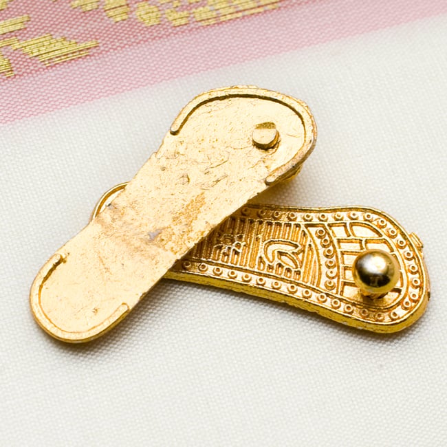 パドゥカ 幸運 お守り ラクシュミー 神様の履物 パドゥカプレート (金