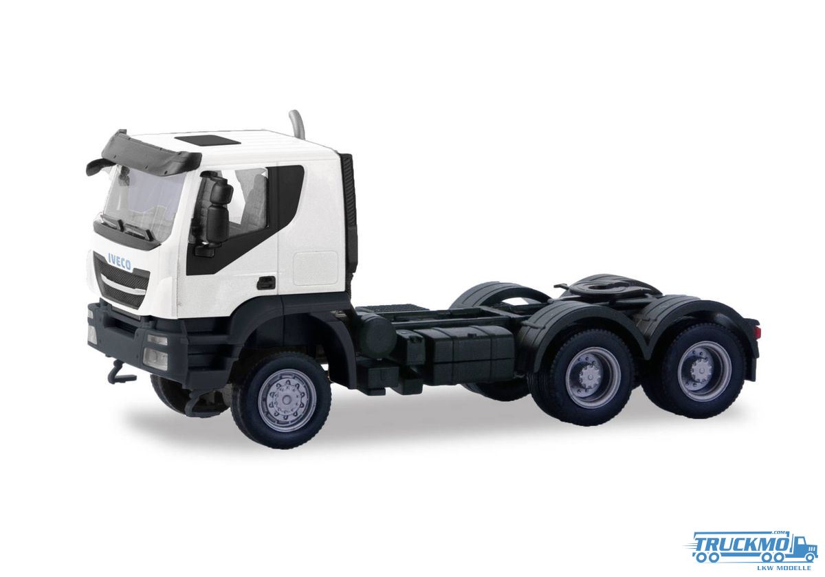 Herpa Iveco Trakker tractor 6×6 white 310529 truck model | TRUCKMO