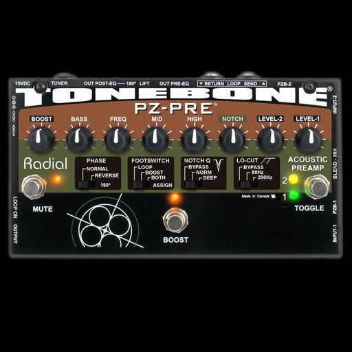 Radial Engineering PZ Pre Acoustic Instrument Preamp Pedal