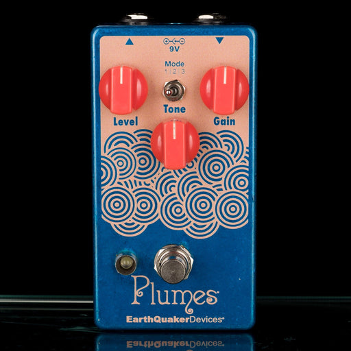Used EarthQuaker Devices Limited Edition Plumes Overdrive Blue