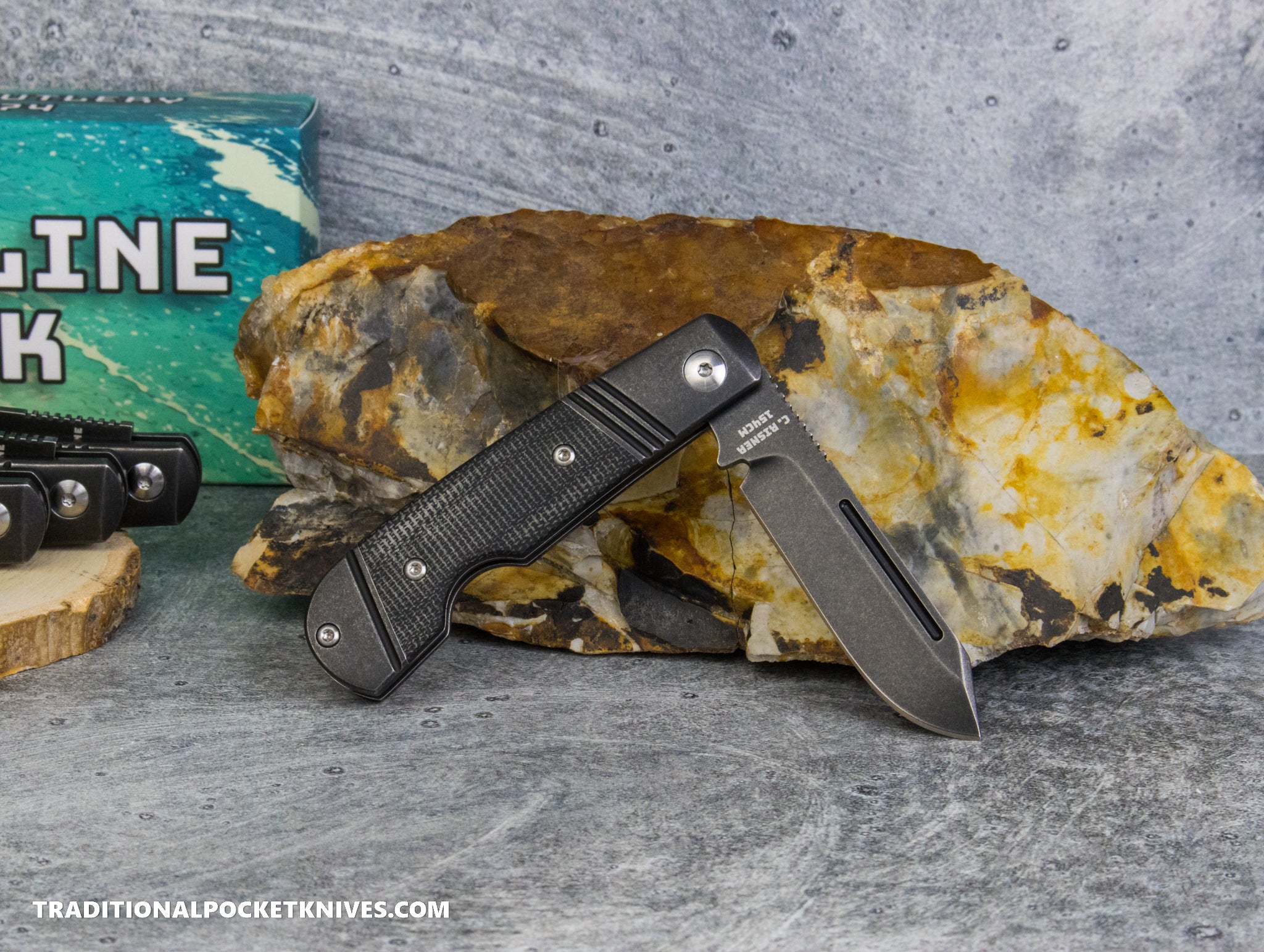 Coastline Jack: Black Micarta - Modified Spey Blade 154CM - C