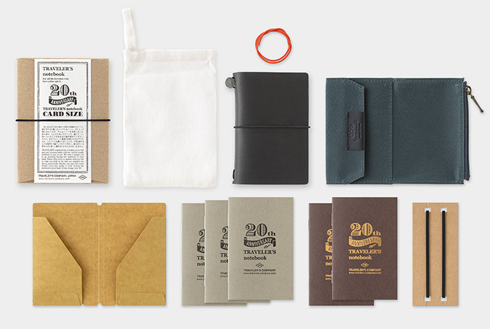 TRAVELER'S notebook Card Size 20th Anniversary Set | TRAVELER'S