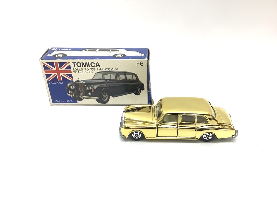 TOMY【トミー】の青箱トミカ ロールスロイス 金メッキ 胴メッキが入荷