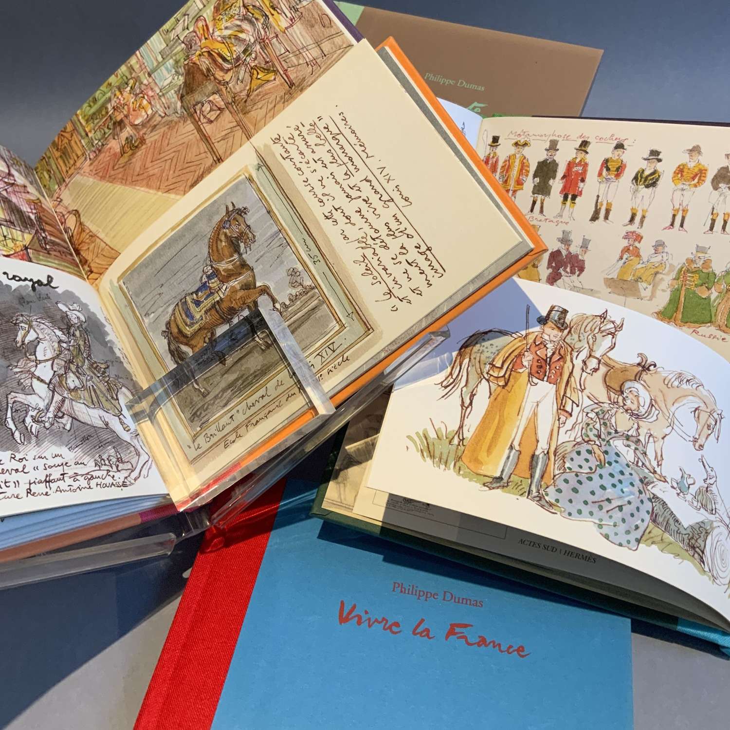 Philippe Dumas (b.1940) for Hermès - A Collection of Ten Sketchbooks