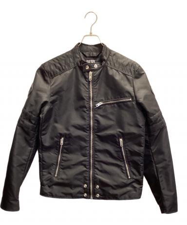 中古・古着通販】DIESEL (ディーゼル) ナイロンライダースジャケット