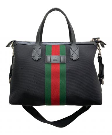 中古・古着通販】GUCCI (グッチ) シェリーライン2WAYトートバッグ