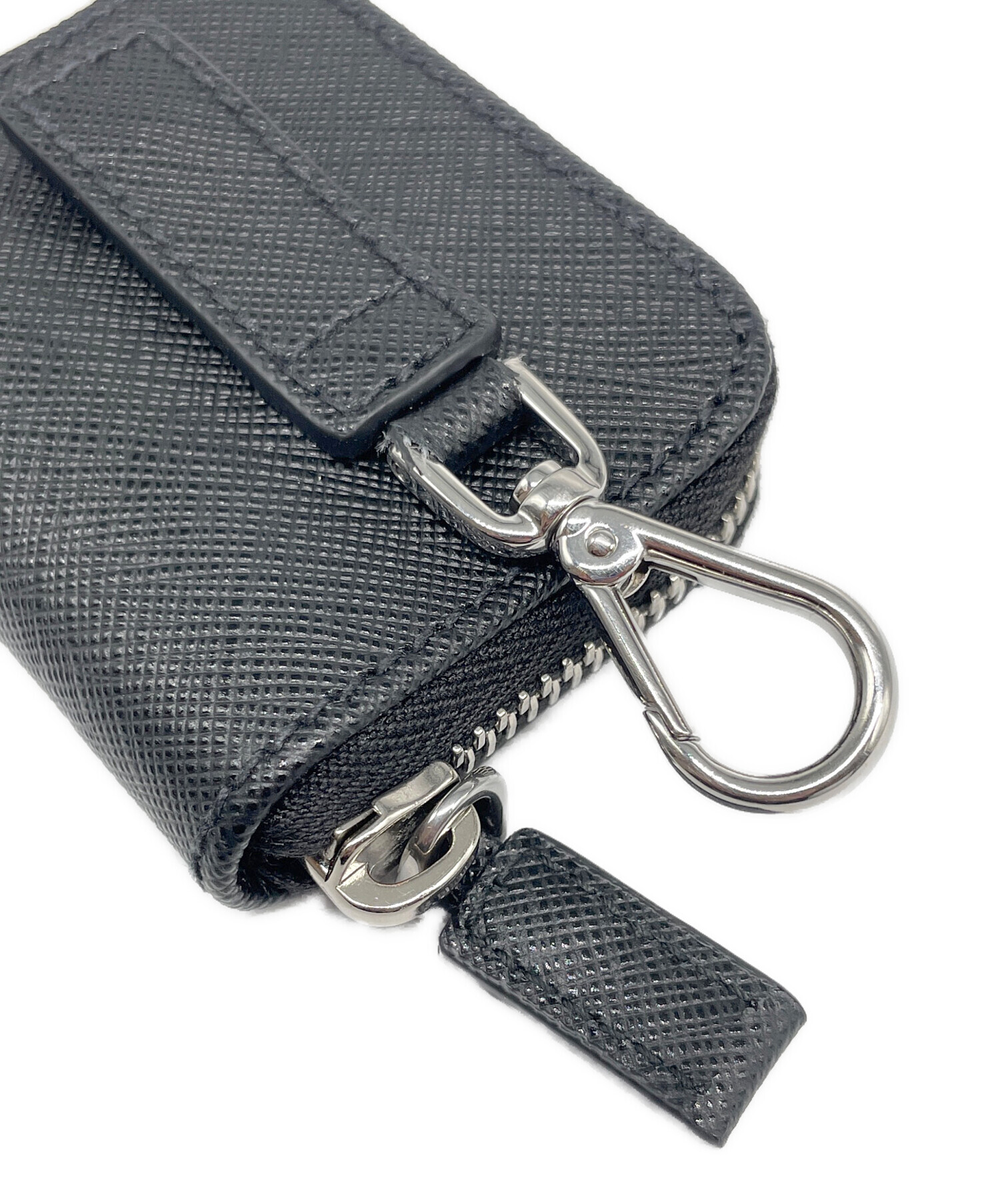 中古・古着通販】PRADA (プラダ) サフィアーノレザー キーホルダー