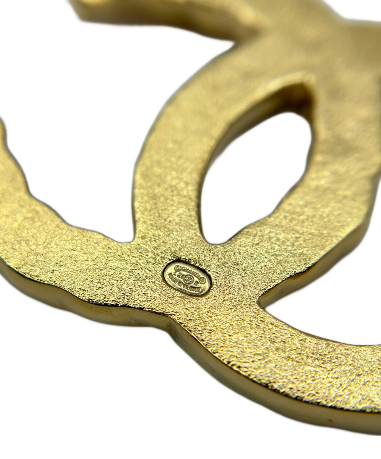 中古・古着通販】CHANEL (シャネル) ココマーク ブローチ ゴールド