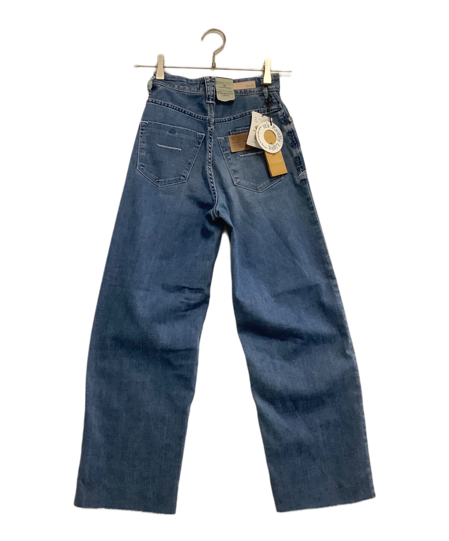 中古・古着通販】YANUK (ヤヌーク) ワイドストレートデニムパンツ