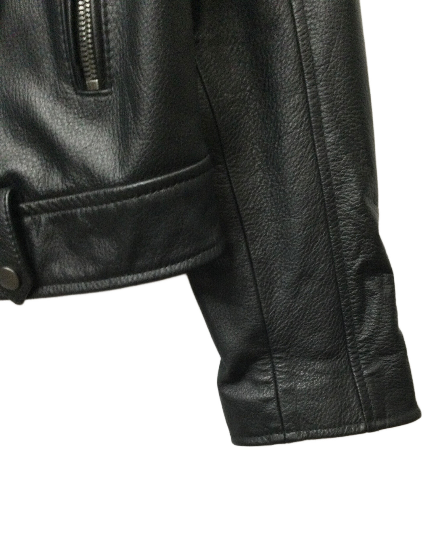 中古・古着通販】ZARA (ザラ) レザージャケット ブラック ブラック