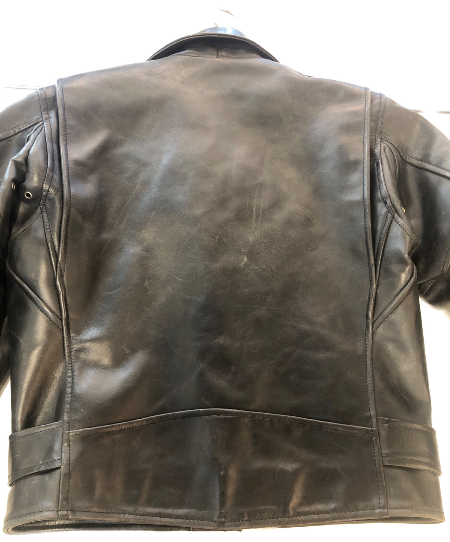 中古・古着通販】B-McCOY'S (ビーマッコイズ) ダブルレザージャケット