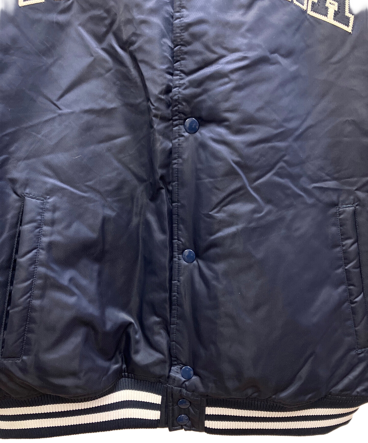 中古・古着通販】New Era (ニューエラ) スタジャン ネイビー サイズ