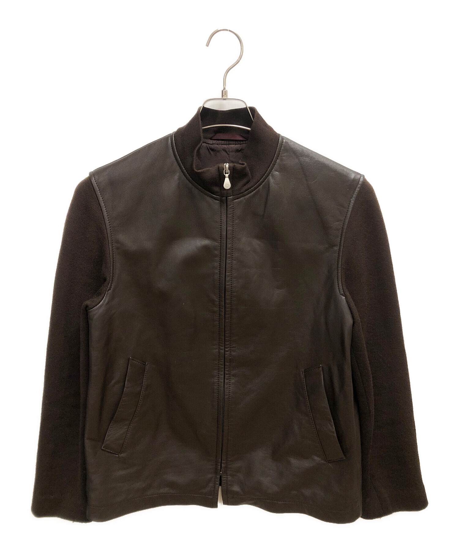 中古・古着通販】PAUL SMITH (ポールスミス) 袖切り替えレザー